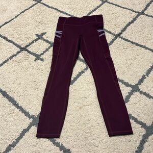 Purple fabletics leggings.  Size small